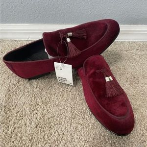 Mens H&M Light Taupe Tasseled Loafers US 10 43 EUR